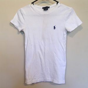 White Ralph Lauren tshirt