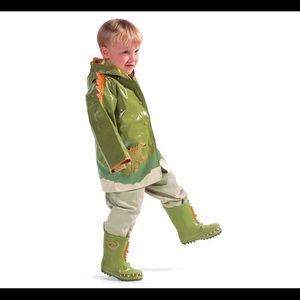 Children's dinosaur rain boots
