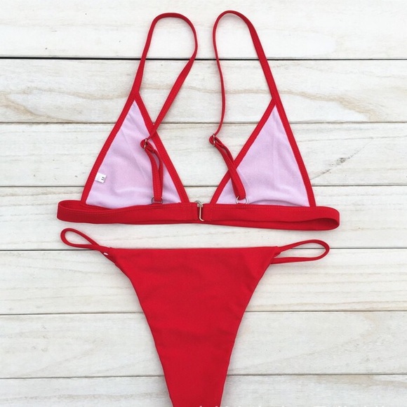 Red bikini set SW228 - Picture 2 of 2