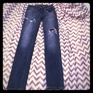 American Eagle Light Wash Straight Legs