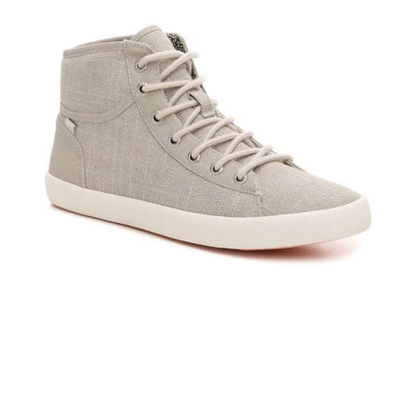 Roxy Ollie High Top Sneaker Tan Taupe Size 6