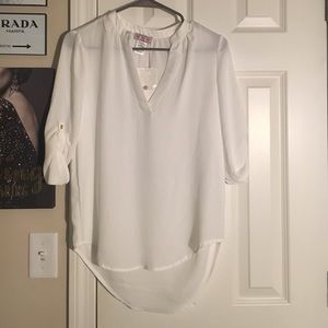 Three Pink Hearts Blouse