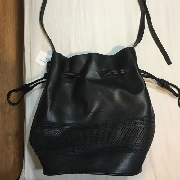 French connection drawstring style bag