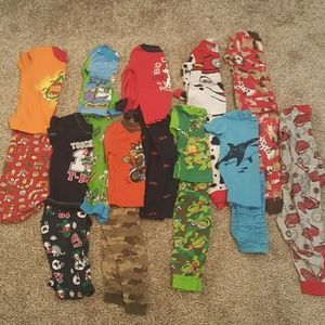 10 Pairs of Boys 18-24 month Pajamas