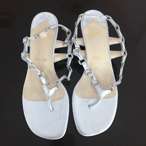 Christian Louboutin Brand new kitten heel sandals