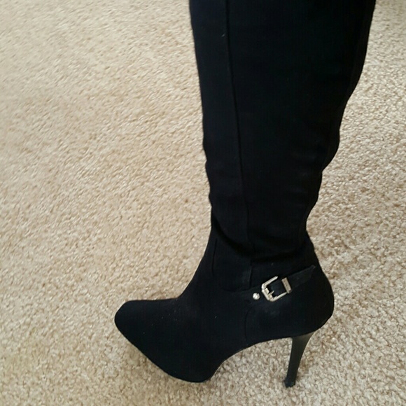 Black Suede Boots