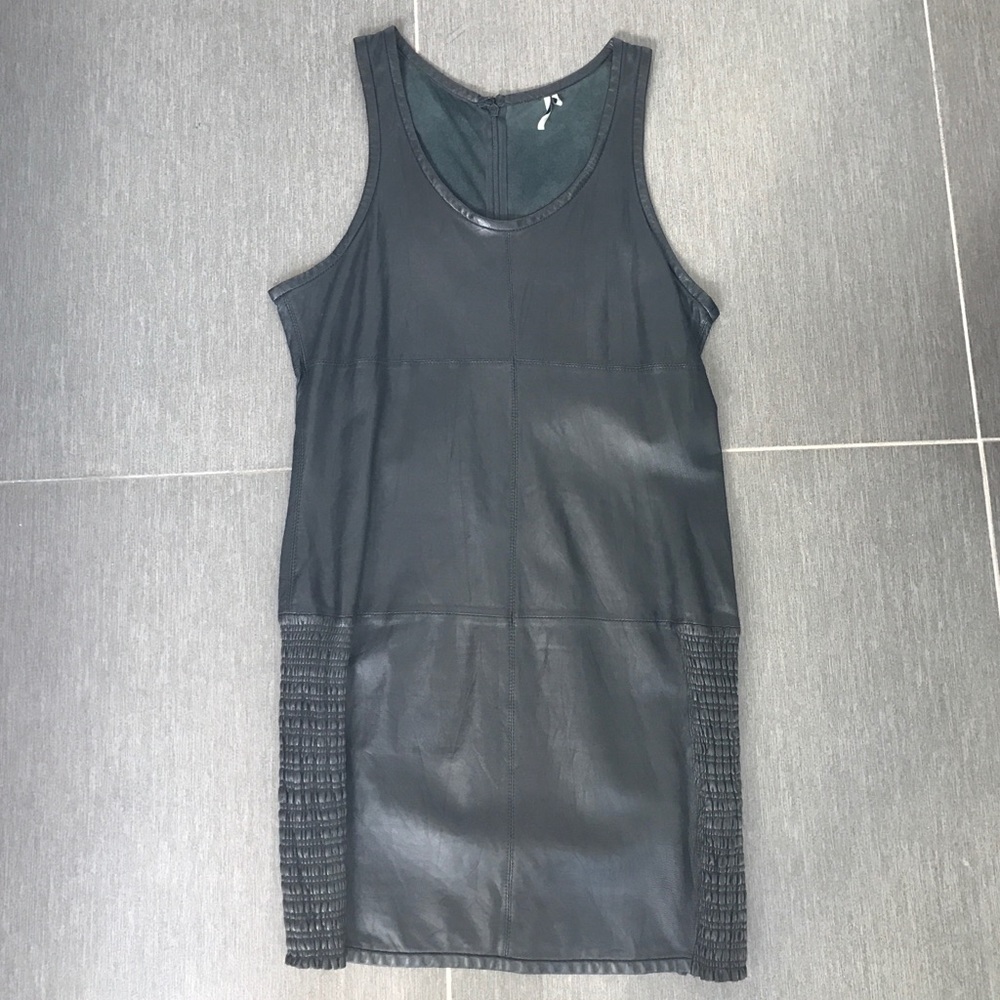 Iro Leather Dress/ never worn! Size 2
