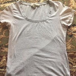 Grey striped t-shirt