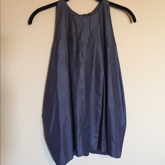 Helmut Lang Silk Top with Open Back