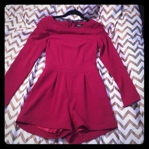Cute red romper!