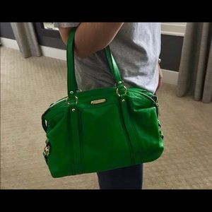 Green Michael Kors Large Fulton Bag