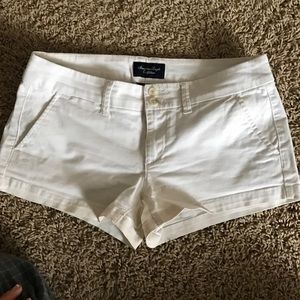 White American eagle shorts