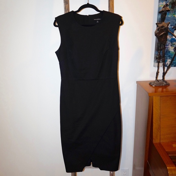 Black Tulip Sheath Dress