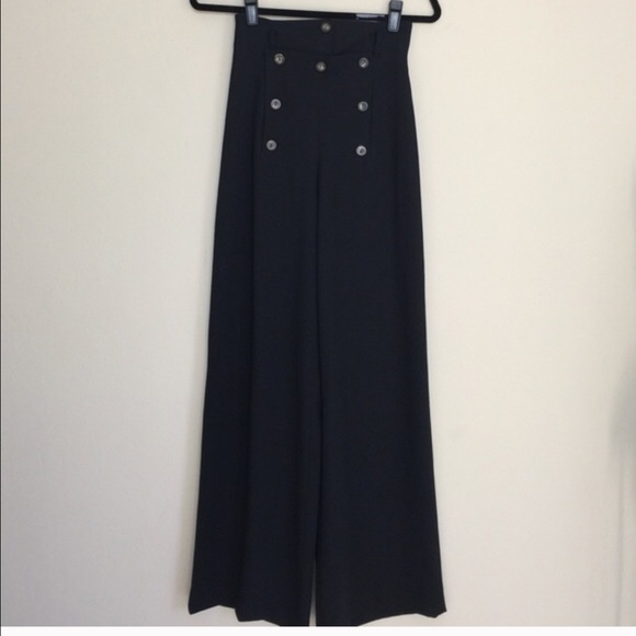 Barney's New York High Waist Sailor Pants