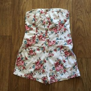Strapless Romper