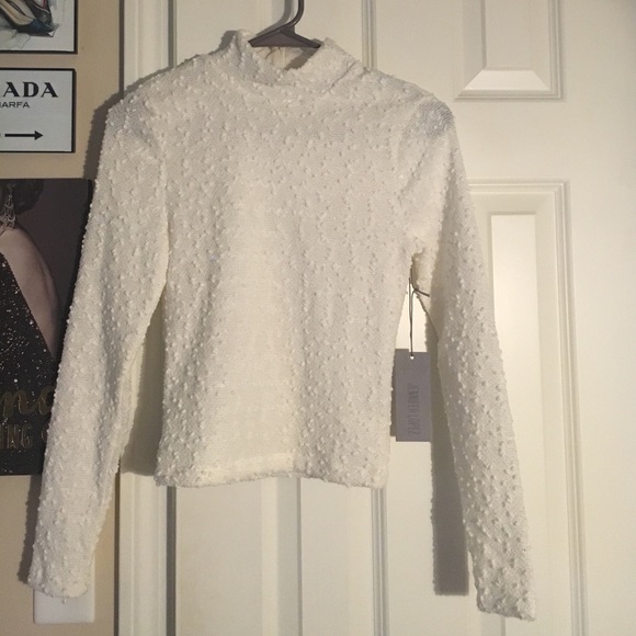 Jennifer Lopez Mockneck Shine Shirt