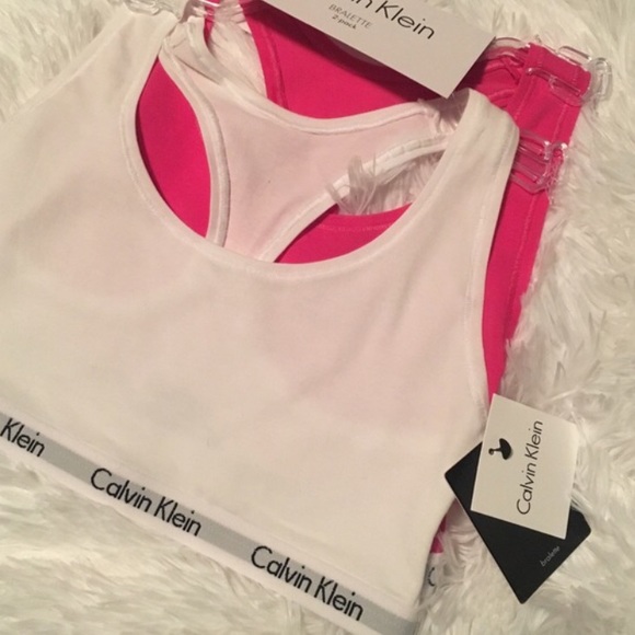 🚫SOLD ON Ⓜ️🚫BNWT Set of 2 Calvin Klein Bralettes - Picture 2 of 3