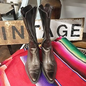 Franco Sarto bronze cowboy boot