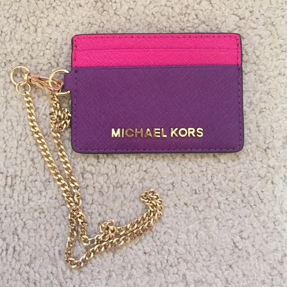 Michael Michael Kors Jet Set Chain Card Case