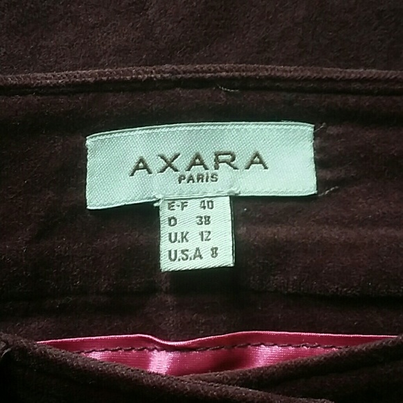 The perfect AXARA Paris velvet like pants sz 8 - Picture 4 of 4