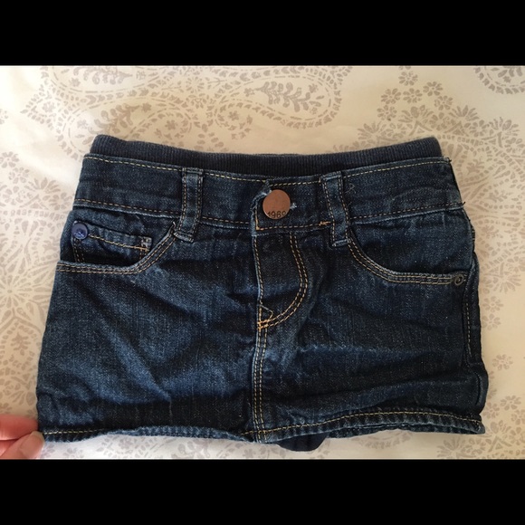 Gap baby girl denim mini skirt