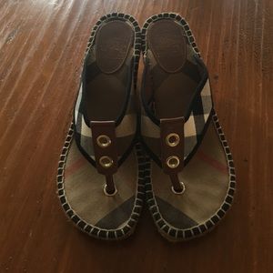 Burberry espadrilles with small wedge