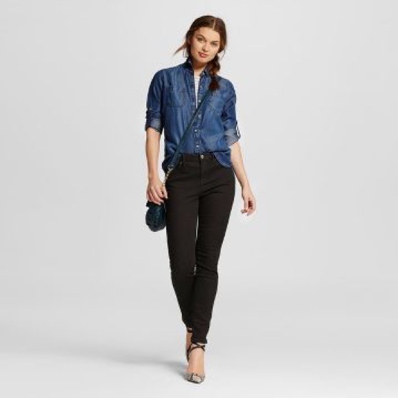 Women's Black Mossimo Skinny Jeans👖