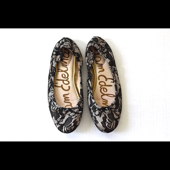 Sam Edelman - Felicia Floral Lace Ballerina Flats
