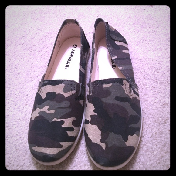 Camo Slip On shoes