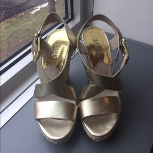 Michael Kors Leather Wedge