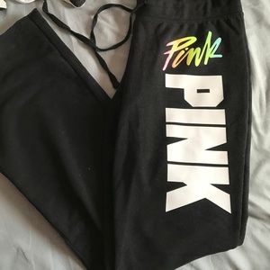 PINK boot cut leggings