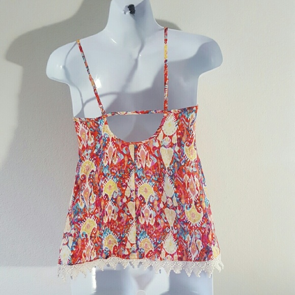 Vibrant Mossimo patterned swing tank top - Picture 2 of 3