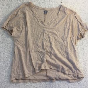 Aerie cropped v neck