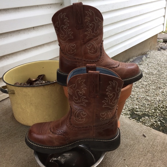 Ariat Fatbaby Saddle Leather Boots