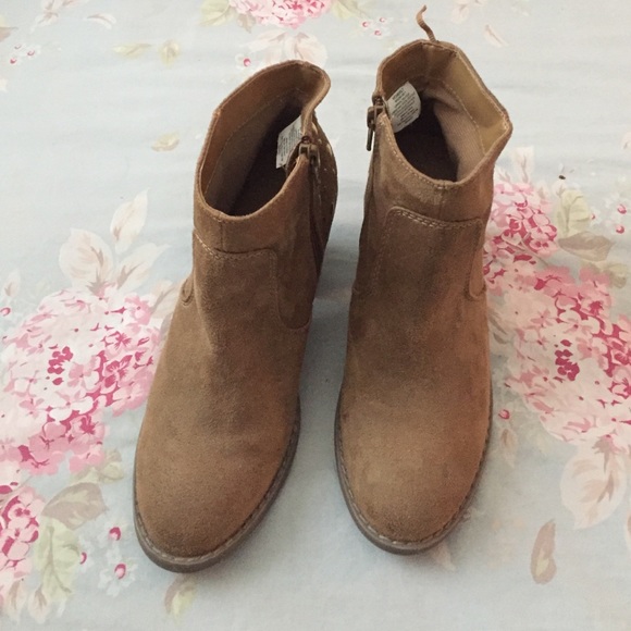 Gold studded ankle boots