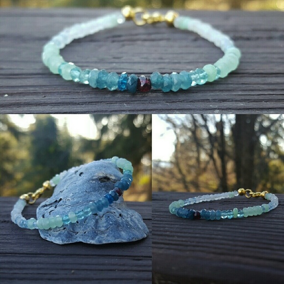 Semi-precious gemstone bracelet - Picture 4 of 4