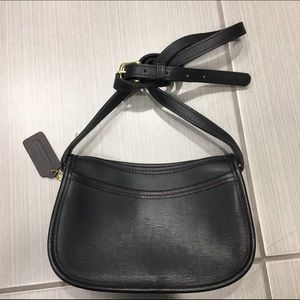 Coach Black Leather Crossbody Bag