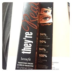 They're real mascara BROWN