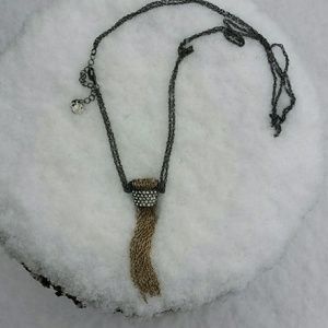 NWT Betsey Johnson Tassel necklace