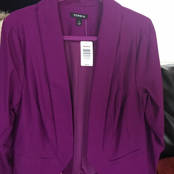 Torrid blazer. Purple