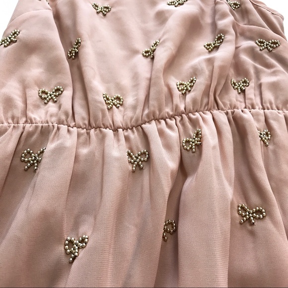 NewLook Embedded Gold Beads Ribbon Dress - Picture 4 of 4