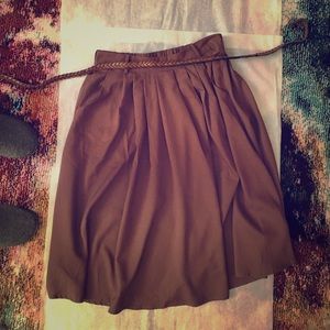 Cocoa midi skirt