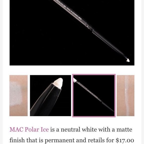 MAC•Modern Twist Kajal Eyeliner• Polar Ice - Picture 3 of 4