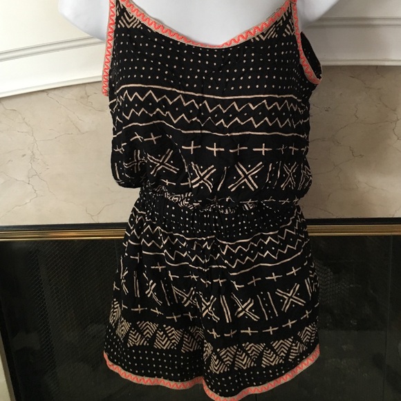Black Aztec Romper!!