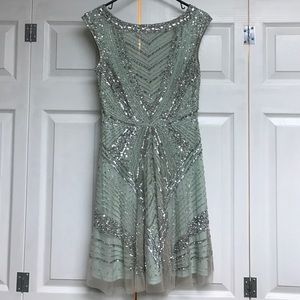 Aidan Mattox sequins dress