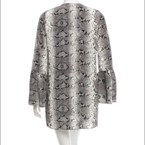 Elizabeth and James Snake Print Dress Silk - Picture 3 of 5
