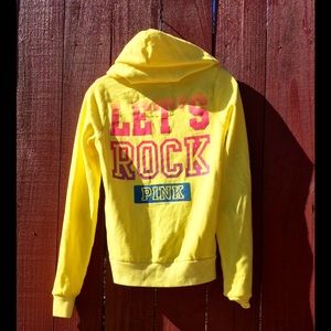 Yellow VS Zip Up Hoodie