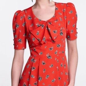 Anthropologie/ Karen Walker Floradot Dress