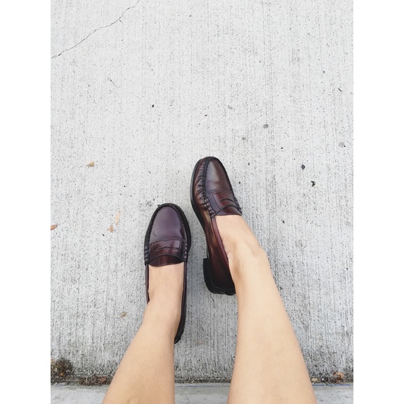Dark Brown Leather Loafers