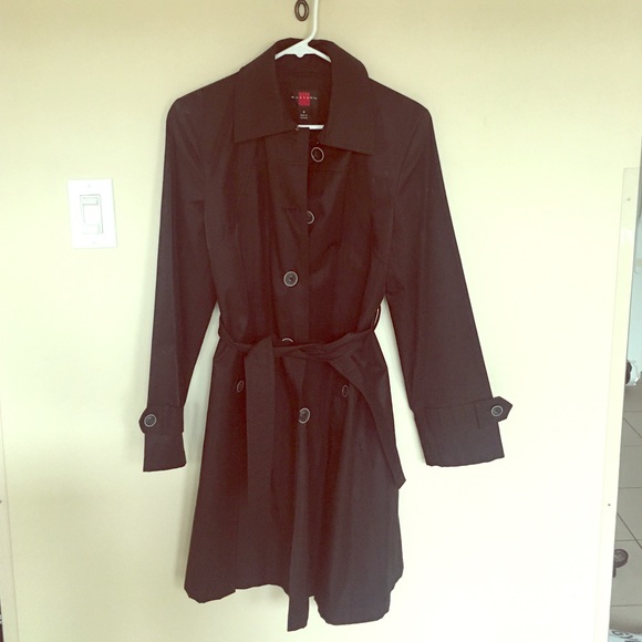 Black Trench Coat - Picture 1 of 6